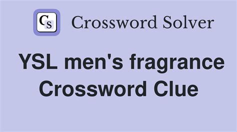 ysl fragrant|ysl fragrance crossword.